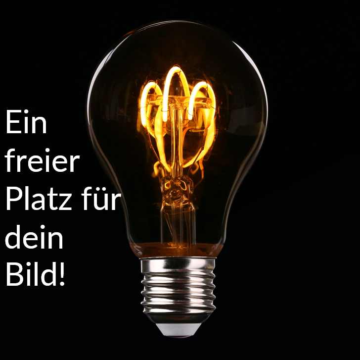 Glühbirne mit Schriftzug1